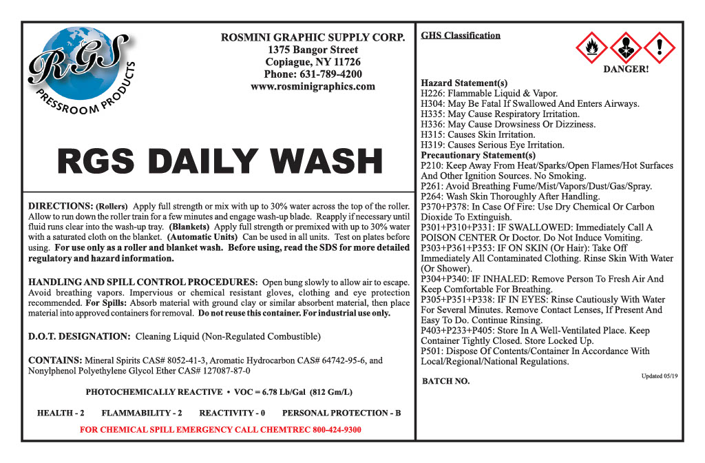 Rgg Washed RGS: DAILYWASH